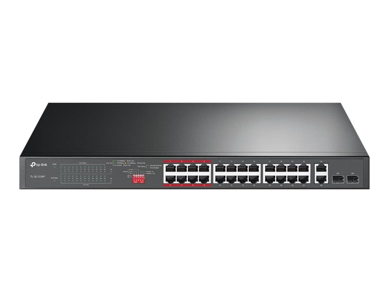 TP-LINK | 24-Port Gigabit Switch | TL-SL1226P | Unmanaged | Rackmountable - Image 2