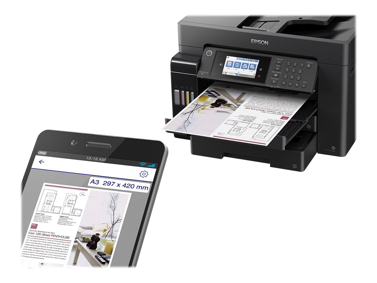 Epson EcoTank L15150 | Inkjet | Colour | Multicunctional Printer | A3+ | Wi-Fi | Black - Image 19
