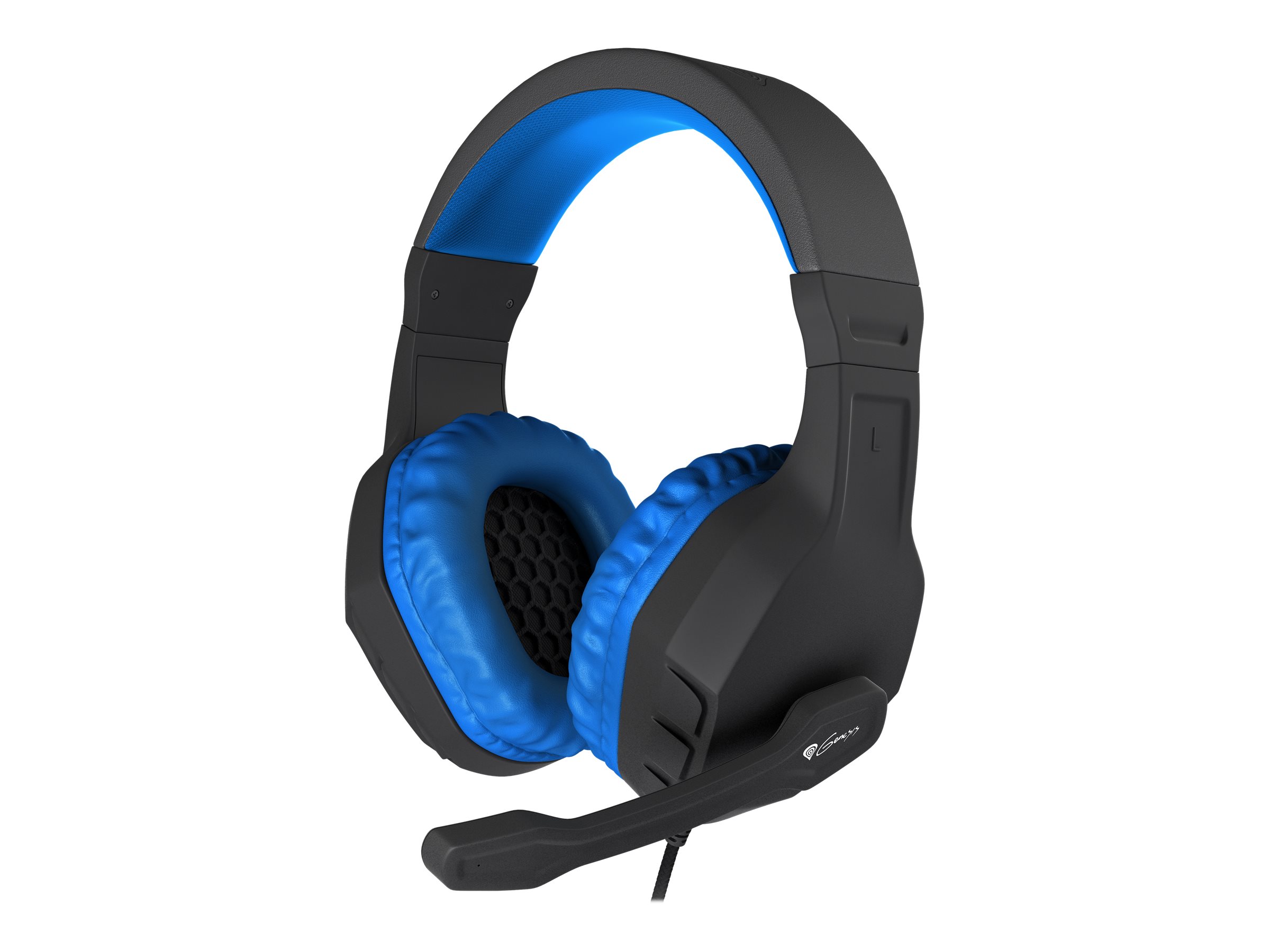 GENESIS ARGON 200 Gaming Headset, On-Ear, Wired, Microphone, Blue | Genesis | ARGON 200 | Wired | On-Ear - Image 2