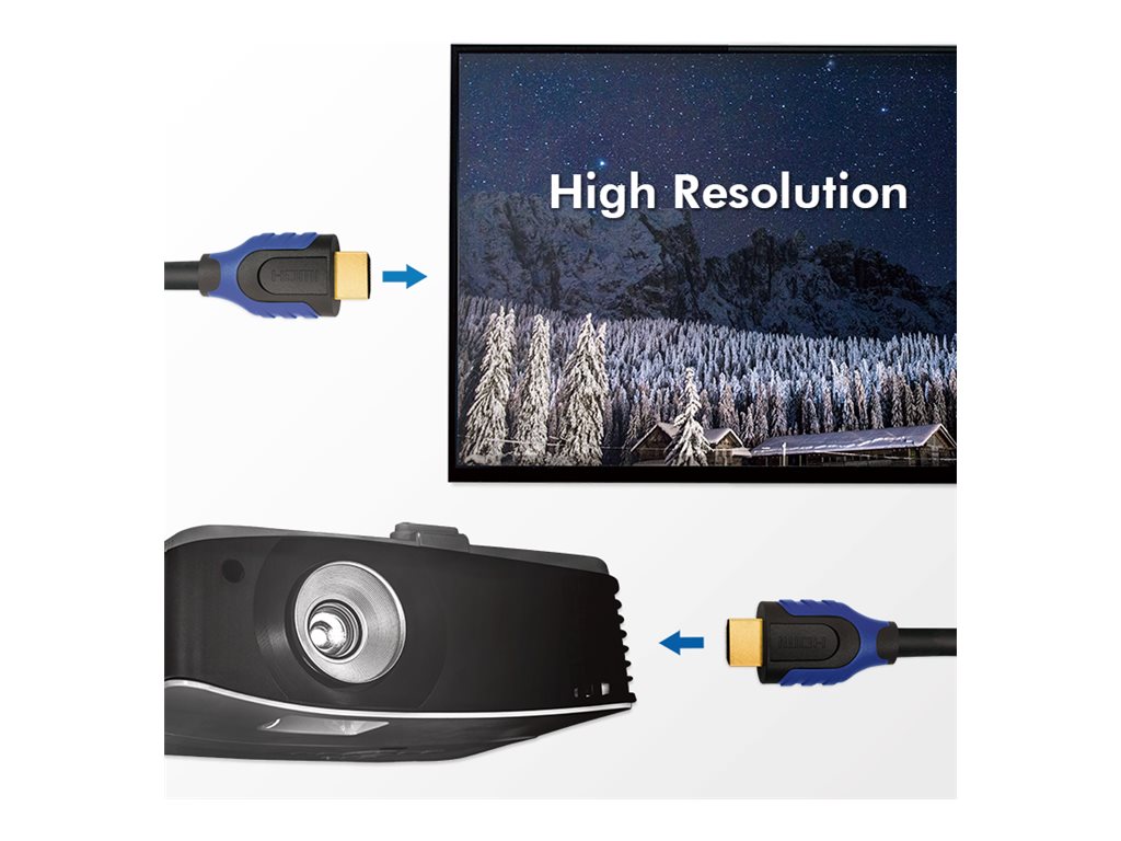 Logilink | Cable HDMI High Speed with Ethernet | CH0065 | HDMI Type A Male | HDMI Type A Male | HDMI to HDMI | 7.5 m - Image 11