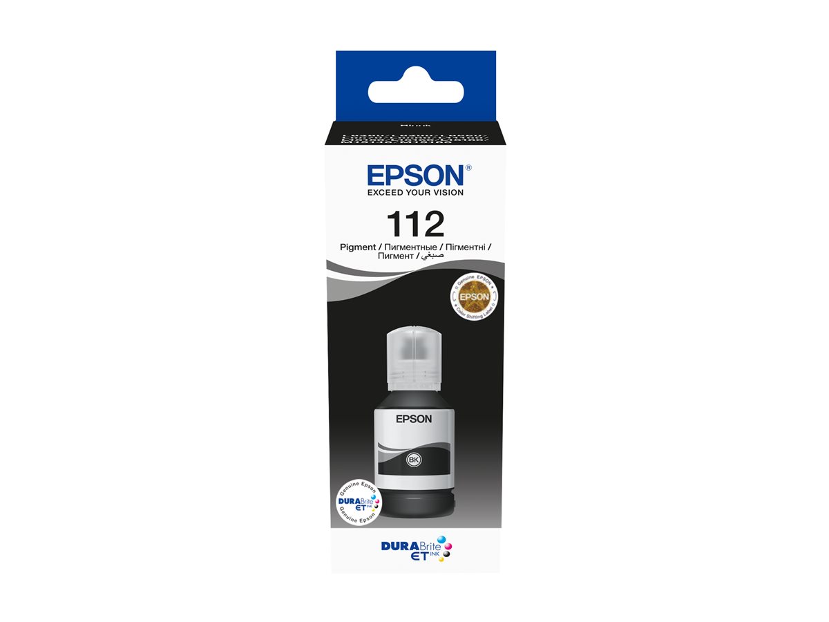 Epson 112 EcoTank Pigment | C13T06C14A | Ink Bottle | Black - Image 4