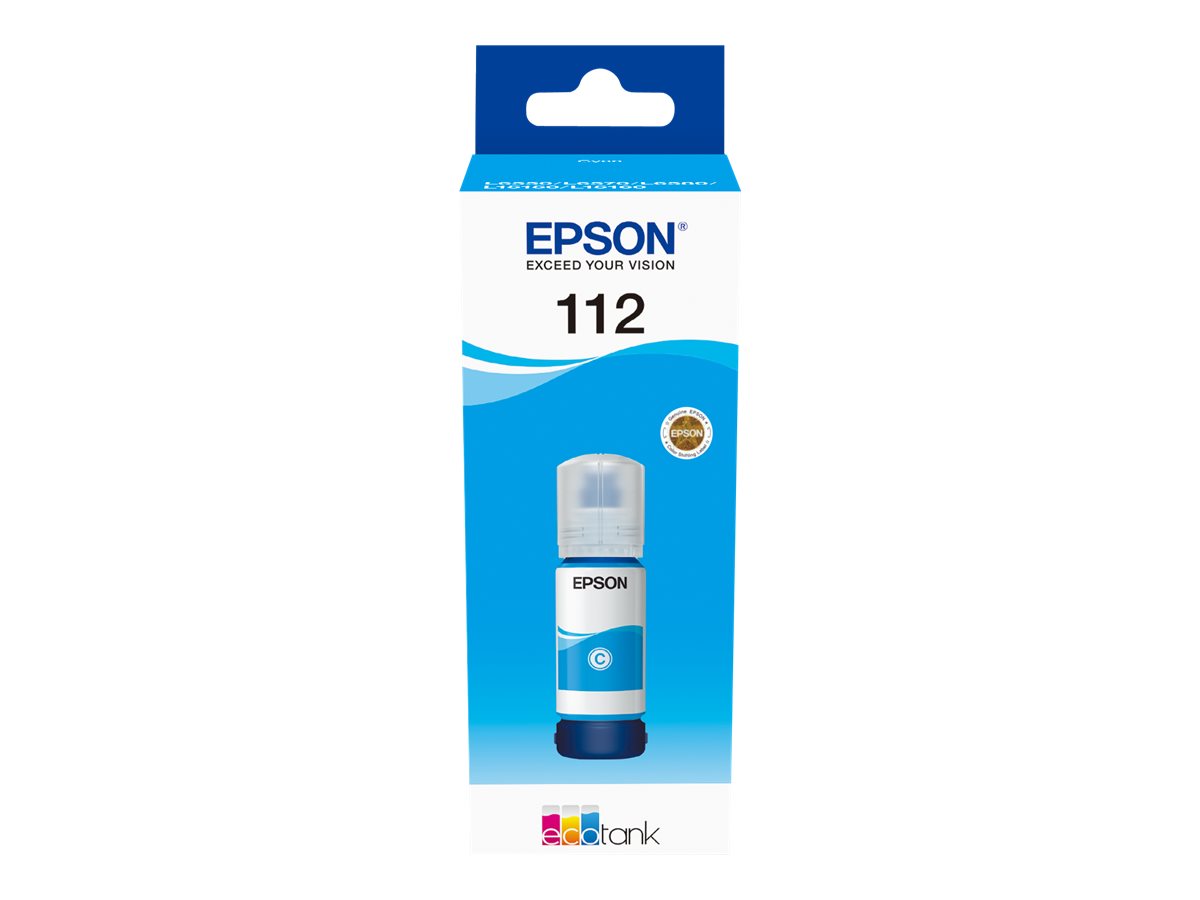 Epson 112 EcoTank Pigment | C13T06C24A | Ink Bottle | Cyan - Image 4