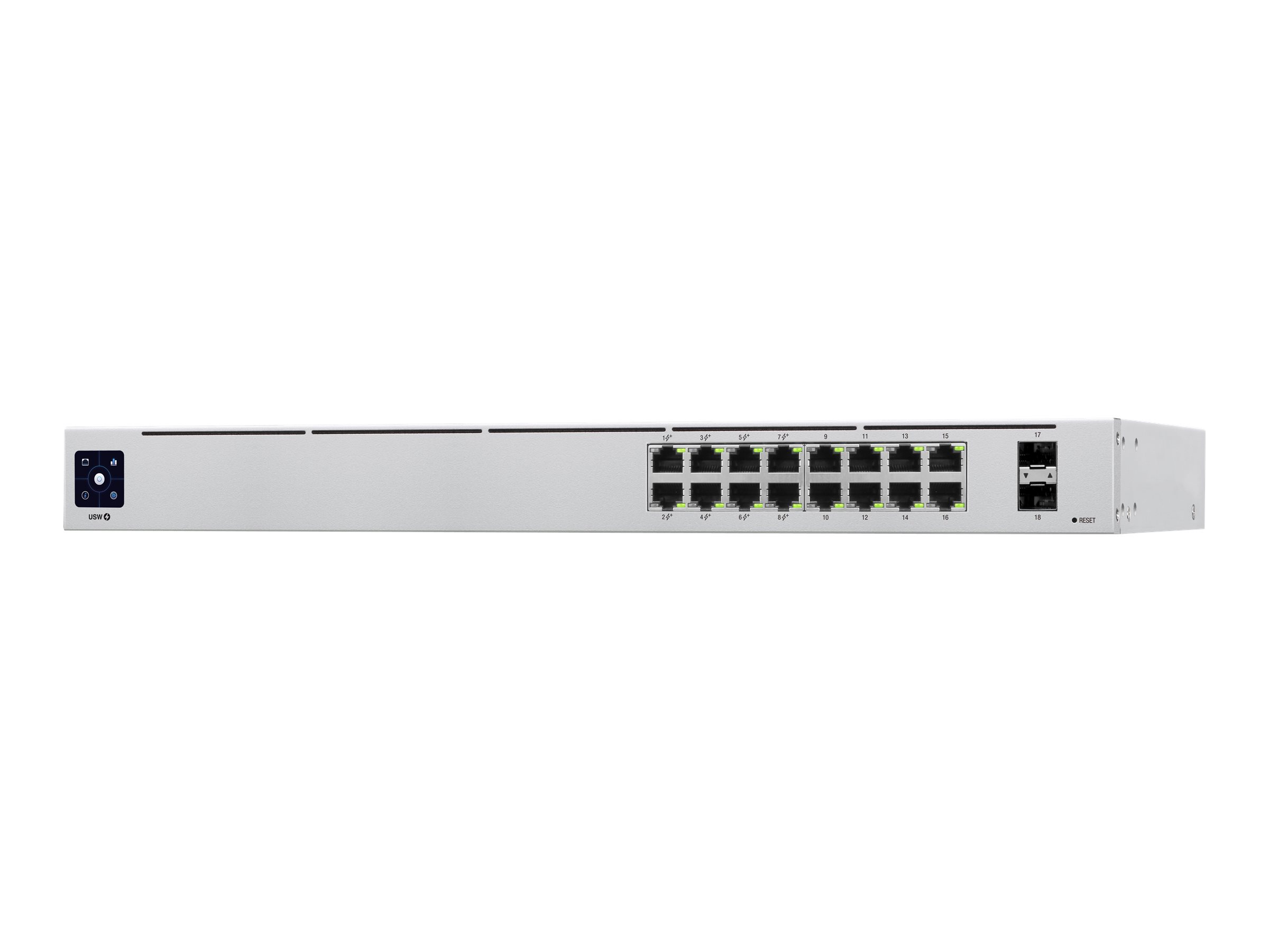 Ubiquiti | 16Port Gigabit Switch with PoE and SFP | USW-16-POE | Managed L2 | Rack-mountable/Desktop - Image 2