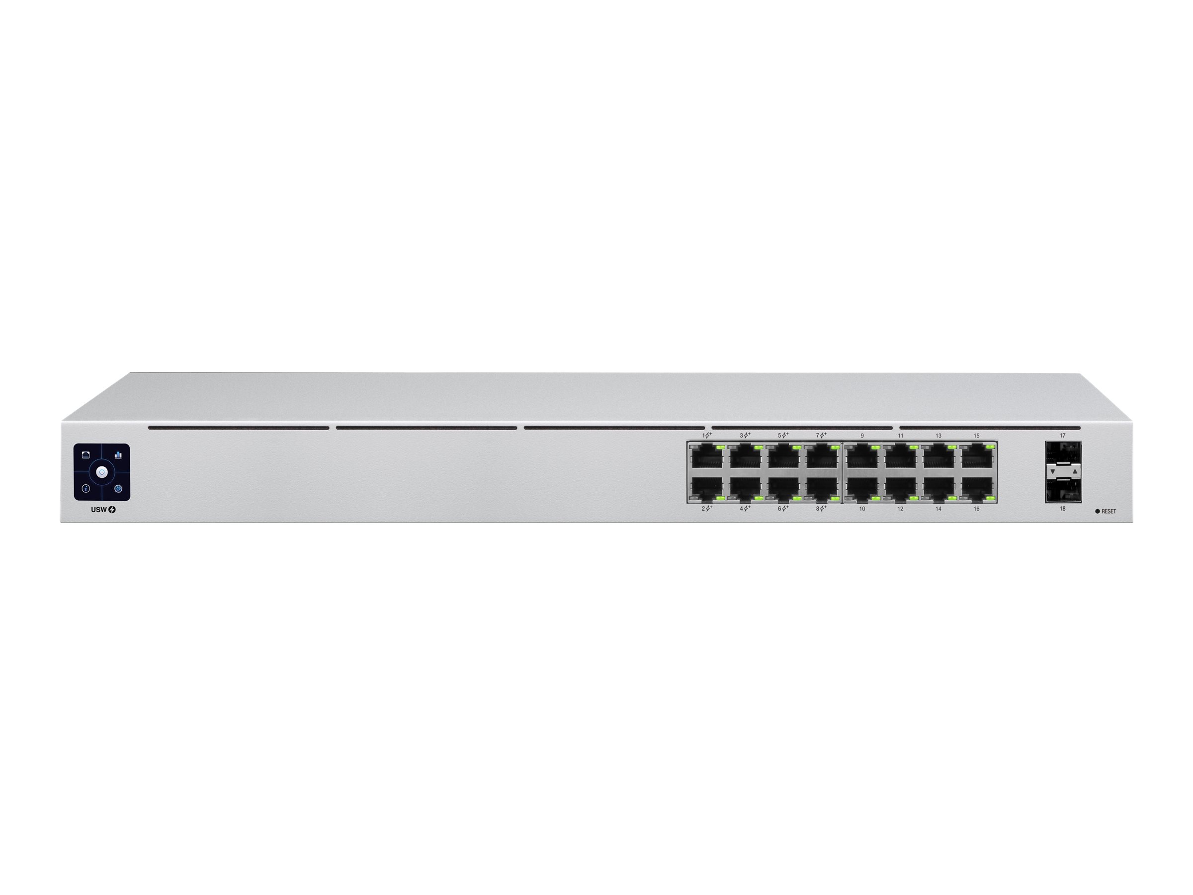 Ubiquiti | 16Port Gigabit Switch with PoE and SFP | USW-16-POE | Managed L2 | Rack-mountable/Desktop - Image 4