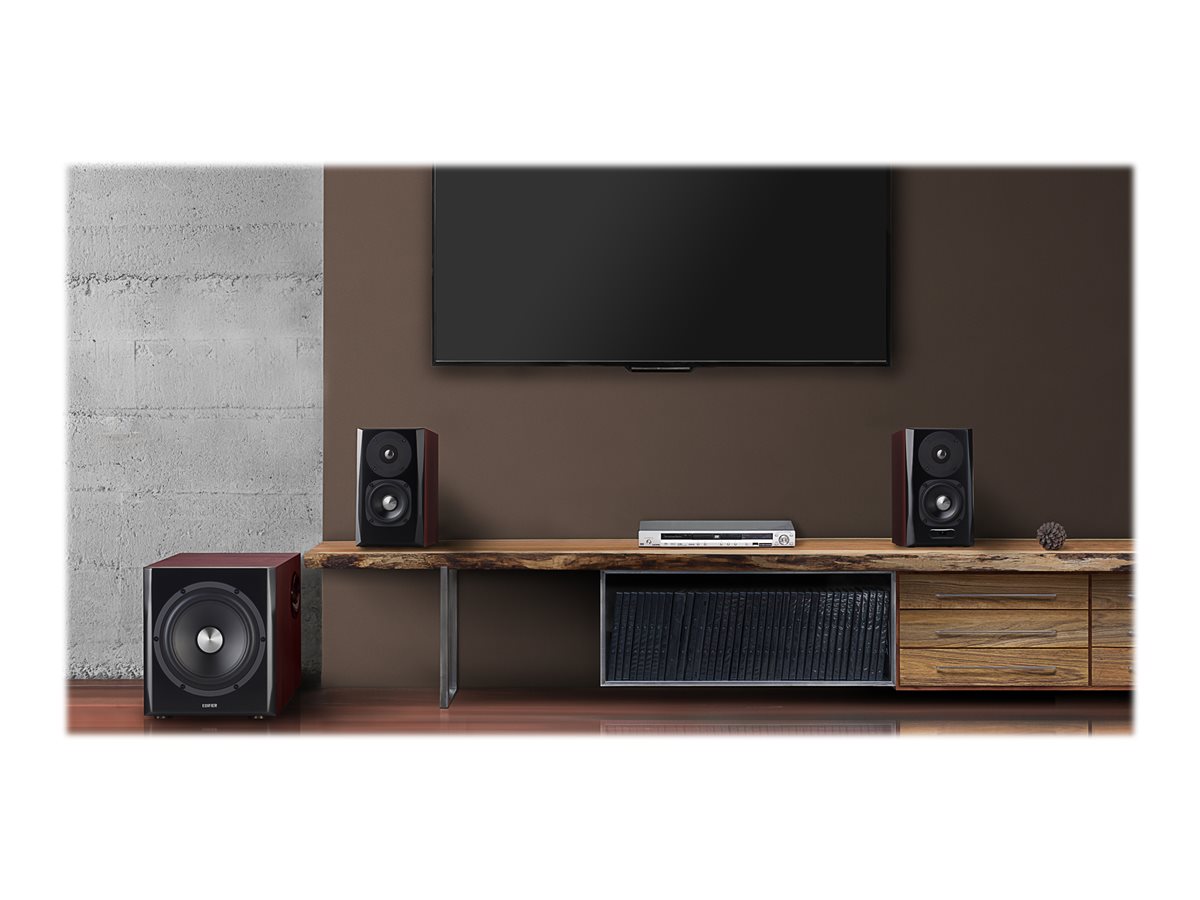 Edifier | Old School Style Modern Sound Bluetooth Speaker | S350DB | Bluetooth | Dark Brown/Black | 150 W | Wireless connection - Image 4