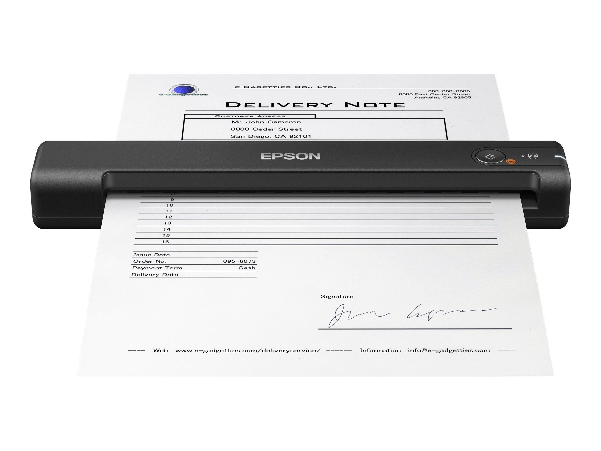 Epson | Wireless Mobile Scanner | WorkForce ES-50 | Colour | Document - Image 7