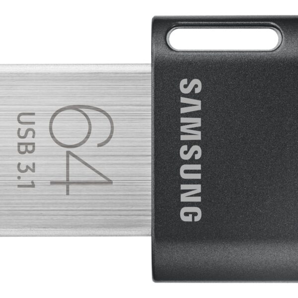 Samsung | FIT Plus | MUF-64AB/APC | 64 GB | USB Type-A | Black/Silver