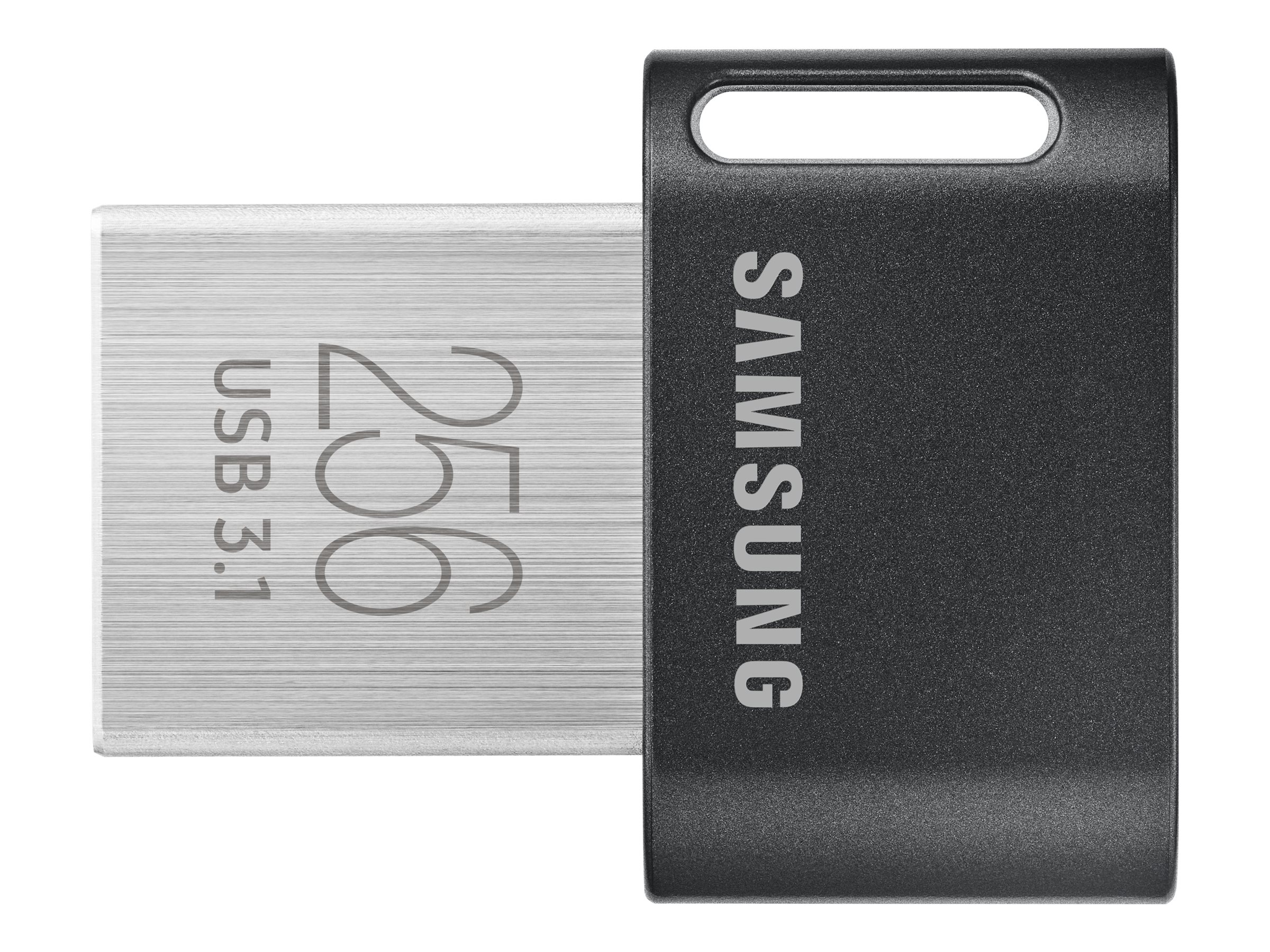 Samsung | FIT Plus | MUF-256AB/APC | 256 GB | USB 3.1 | Black/Silver - Image 2