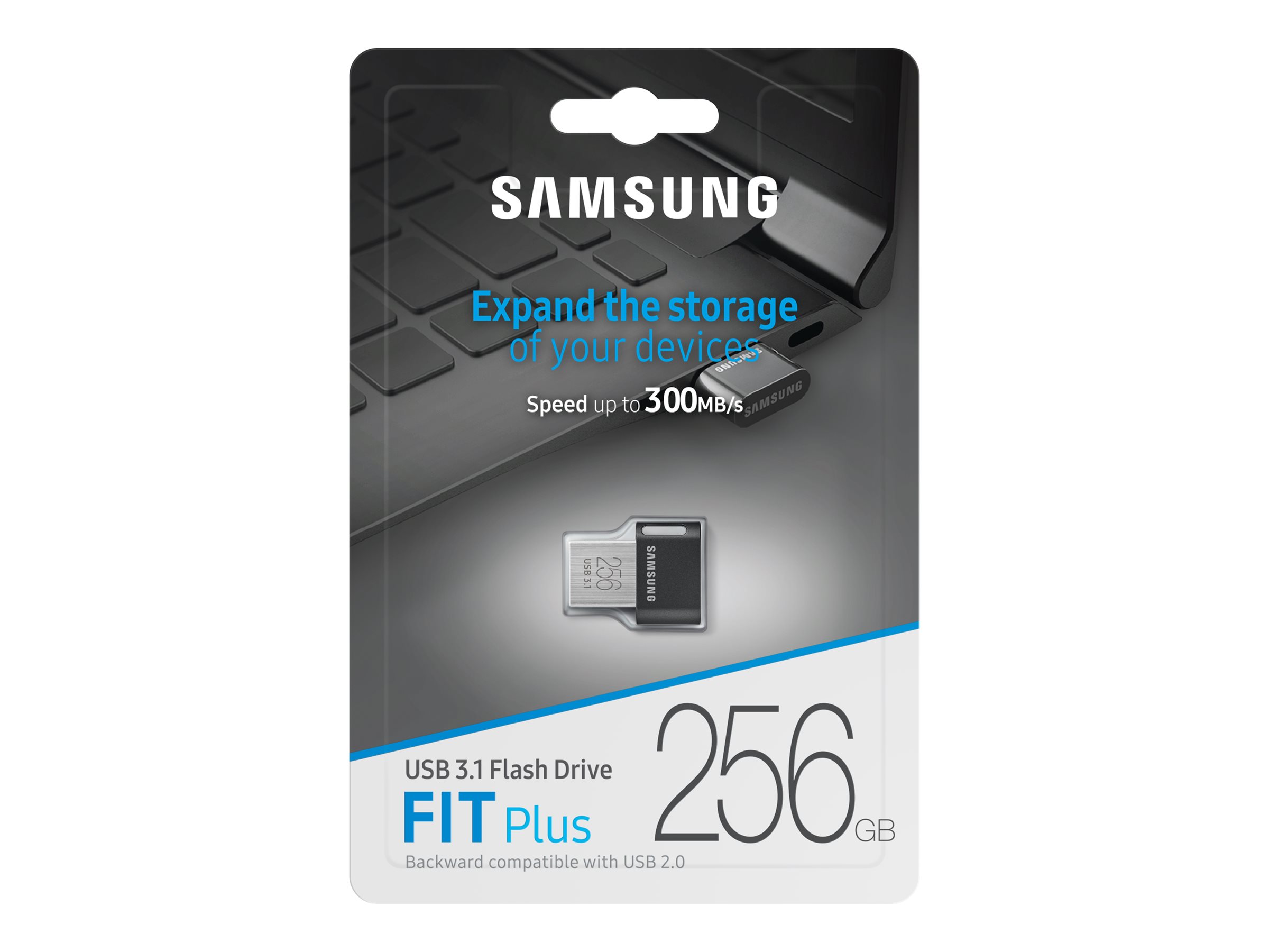 Samsung | FIT Plus | MUF-256AB/APC | 256 GB | USB 3.1 | Black/Silver - Image 9
