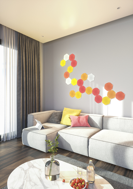 Nanoleaf | Shapes Hexagons Smarter Kit (15 panels) | 16M+ - Image 3