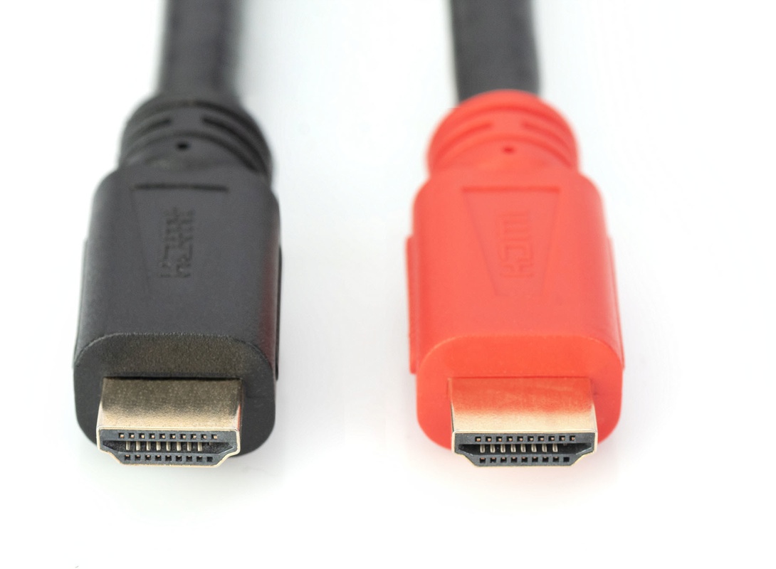 Digitus | High Speed HDMI Cable with Signal Amplifier | DB-330118-100-S | HDMI Male (type A) | HDMI Male (type A) | HDMI to HDMI | 10 m - Image 5