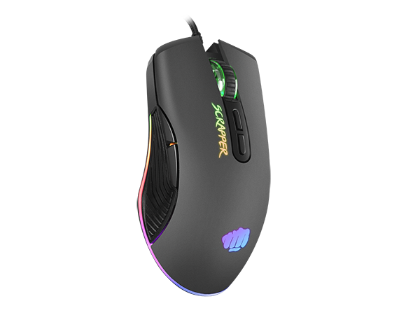 Fury | Gaming Mouse | Fury Scrapper | Wired | Optical | Gaming Mouse | Black | Yes