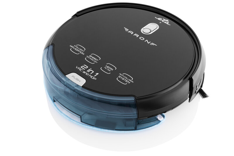 ETA | Vacuum cleaner | Aron ETA251290000 | Wet&Dry | Operating time (max) 120 min | Lithium Ion | 2400 mAh | Dust capacity 0.3 L | Black | Battery warranty 24 month(s) - Image 2