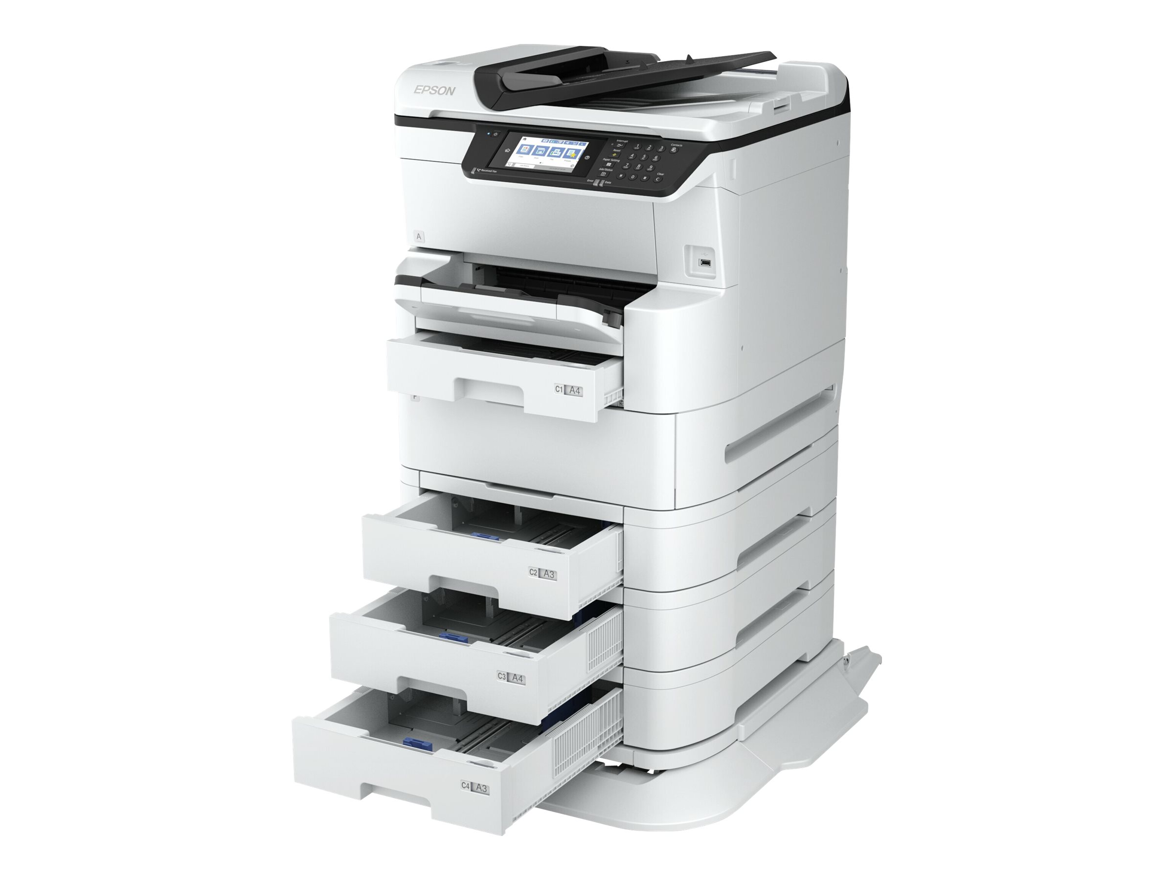 Epson Business inkjet RIPS MFP | WorkForce Pro WF-C878RD3TWFC | Inkjet | Colour | Inkjet Multifunctional Printer | A3+ | Wi-Fi | Light Grey - Image 5