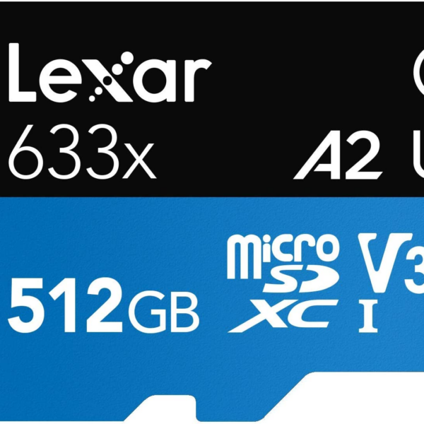 Lexar | High-Performance 633x | UHS-I | 512 GB | MicroSDXC | Flash memory class 10
