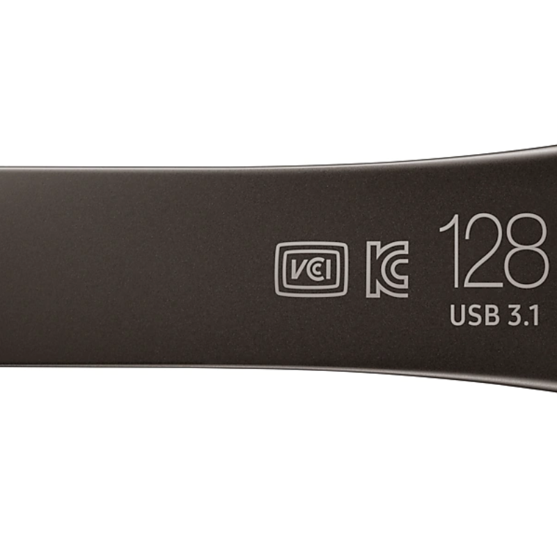 Samsung | BAR Plus | MUF-128BE4/APC | 128 GB | USB 3.1 | Grey - Image 3