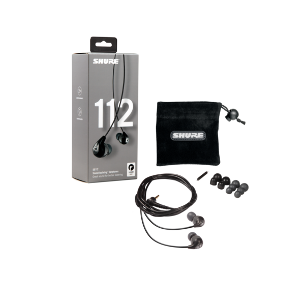 Shure SE112 Earphone, Grey | Shure