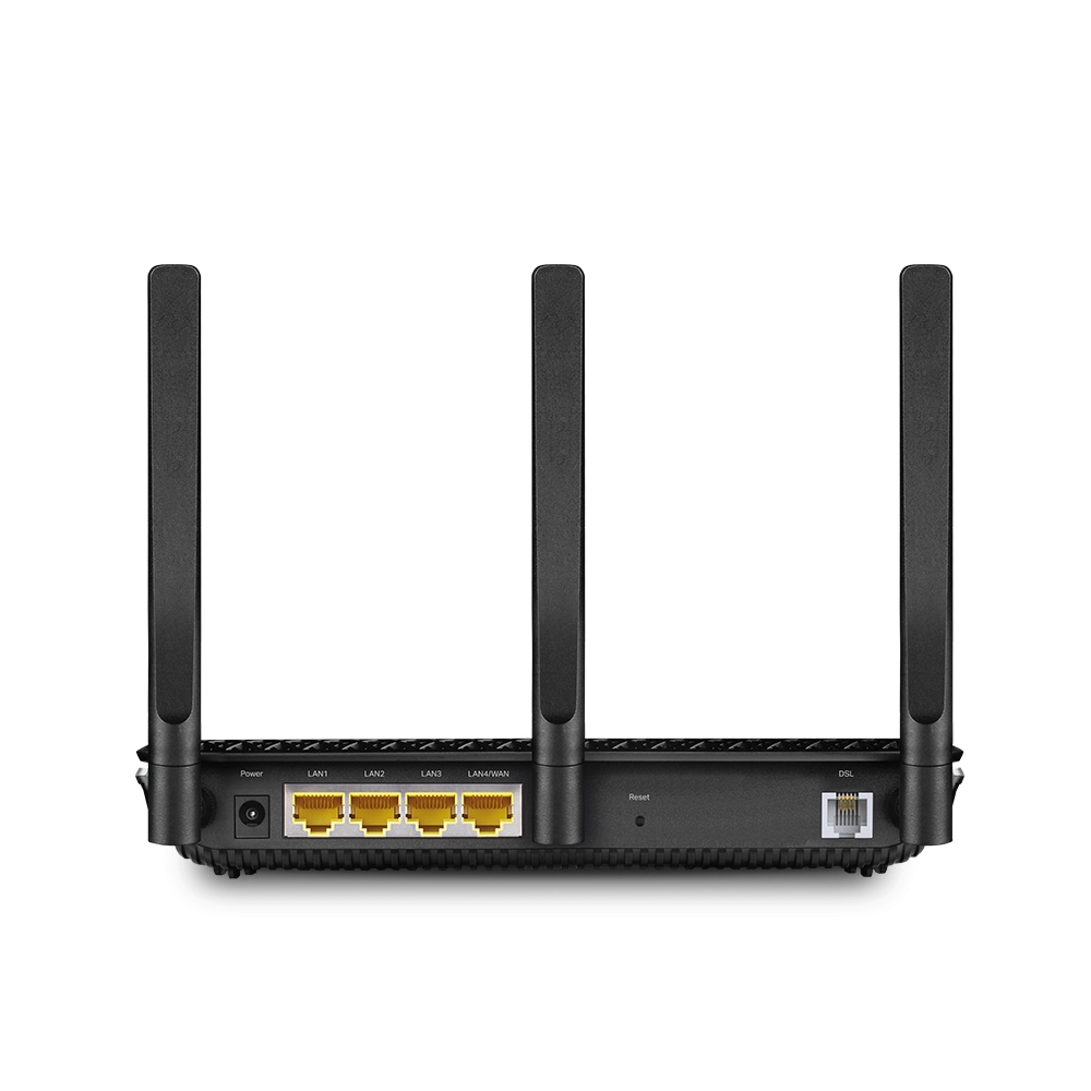 Wireless MU-MIMO VDSL/ADSL Modem Router | Archer VR2100 | 802.11ac | Ethernet LAN (RJ-45) ports 3 | Mesh Support Yes | MU-MiMO Yes | No mobile broadband | 1xUSB - Image 3