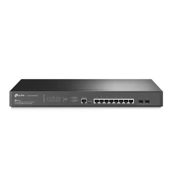 TP-LINK | 8-Port 10/100/2500Mbps Desktop Network Switch | SG3210XHP-M2 | Managed L2+ | Rackmountable | SFP+ ports quantity 2 | Power supply type External