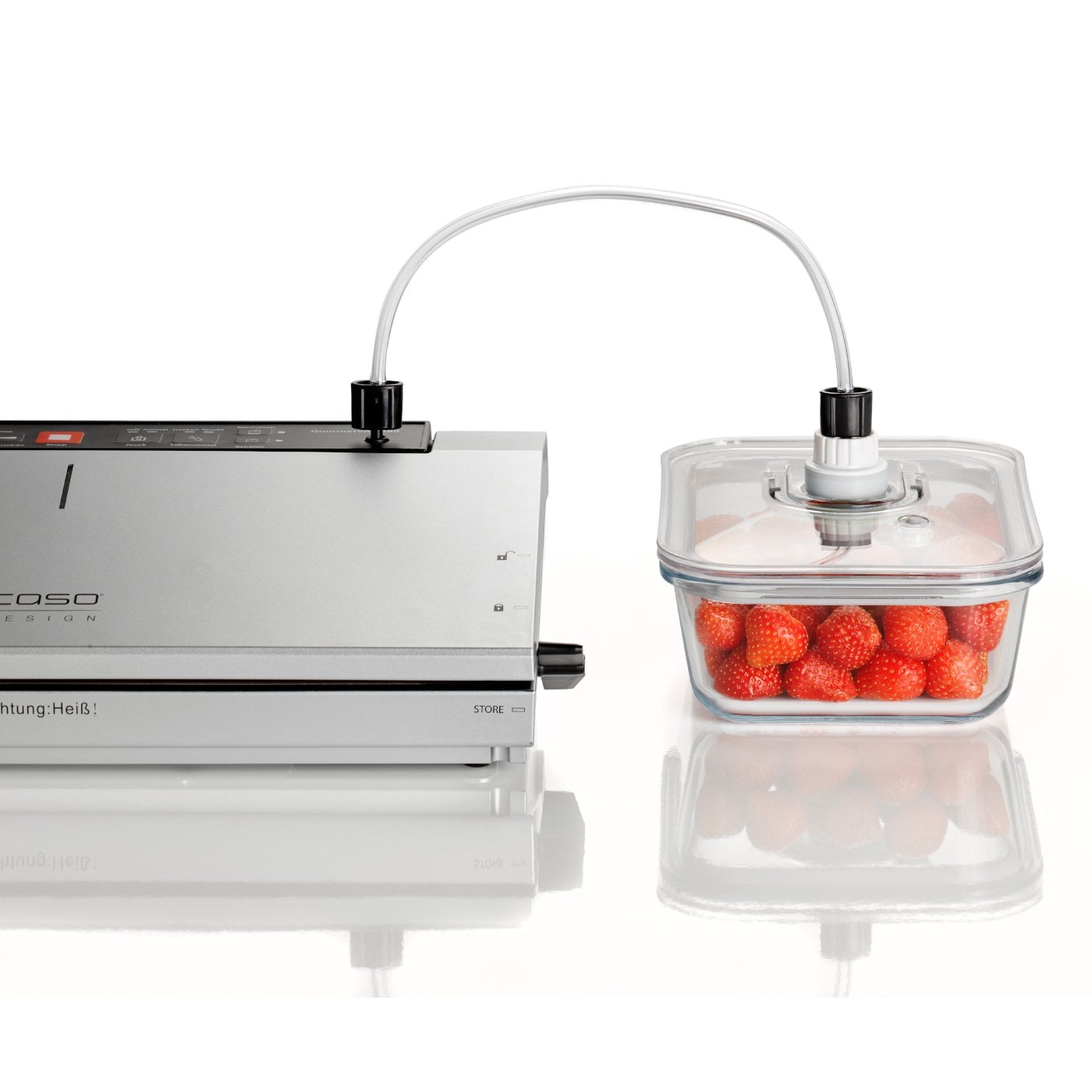 Caso | Vacuum pump and adapter | 01178 | White - Image 5