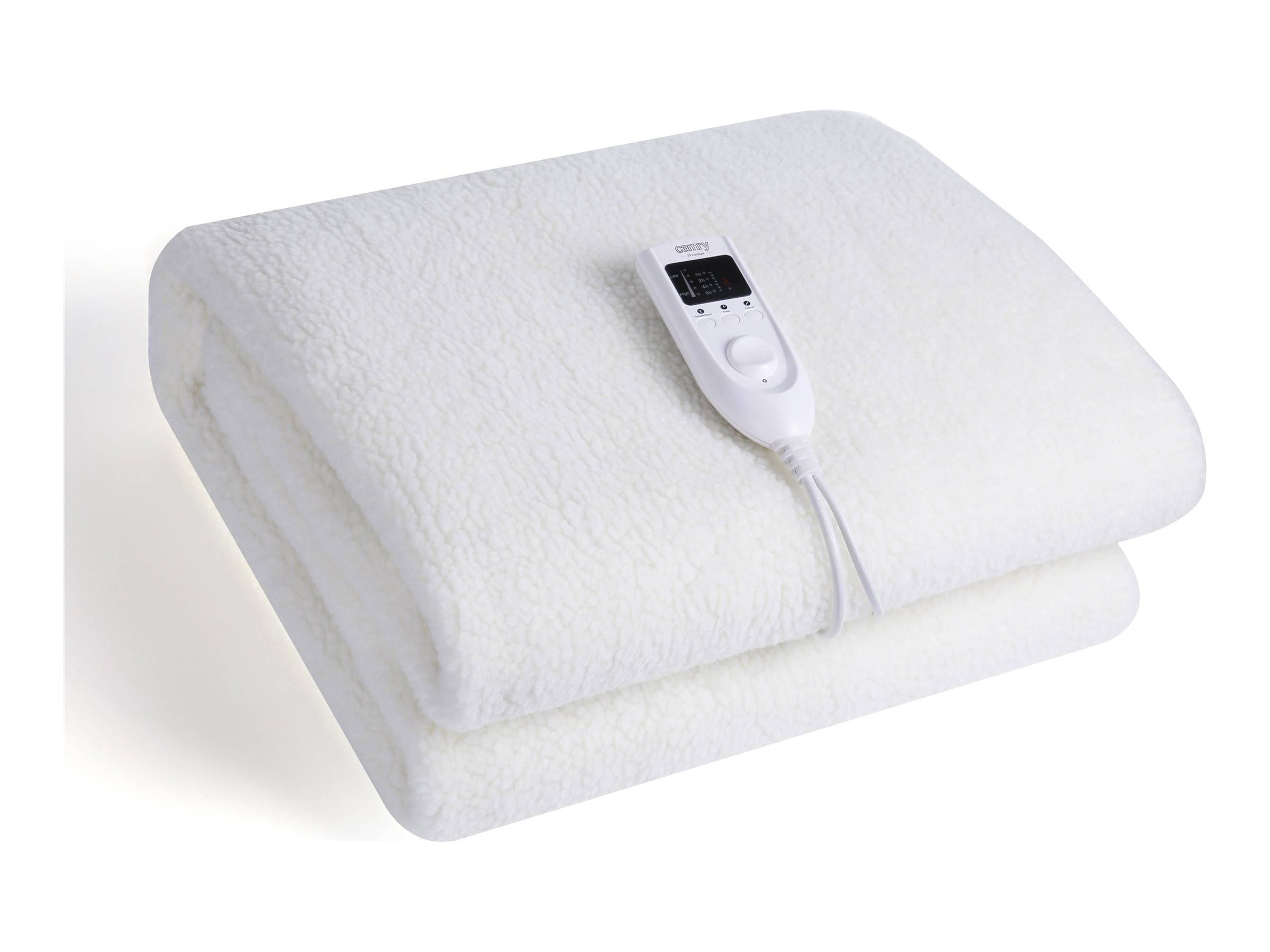 Camry | Electirc heating under-blanket with timer | CR 7422 | Number of heating levels 5 | Number of persons 1 | Washable | Remote control | Syntetic wood | 60 W | White - Image 2