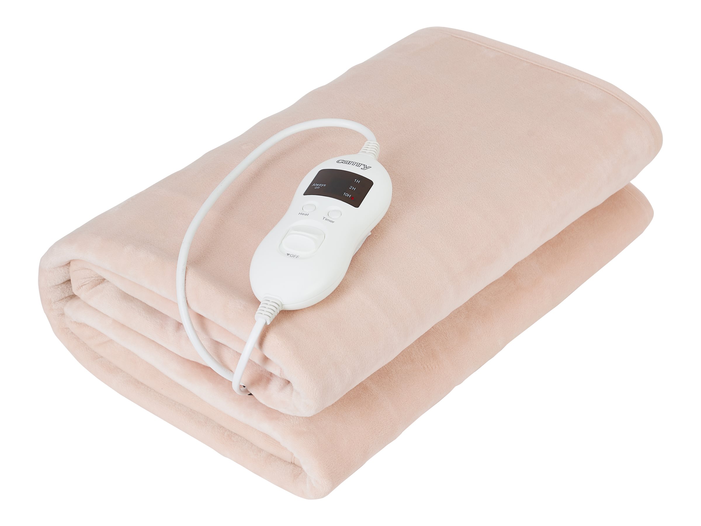 Camry | Electric blanket | CR 7423 | Number of heating levels 8 | Number of persons 1 | Washable | Coral fleece | 60 W | Beige - Image 2
