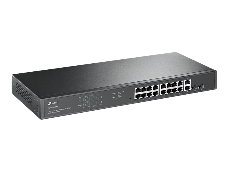 TP-LINK | Switch | TL-SG1218MP | Unmanaged | Rackmountable | 10/100 Mbps (RJ-45) ports quantity 18 | SFP ports quantity 2 | PoE+ ports quantity 16 | Power supply type 100-240VAC, 50-60Hz voltage - Image 5