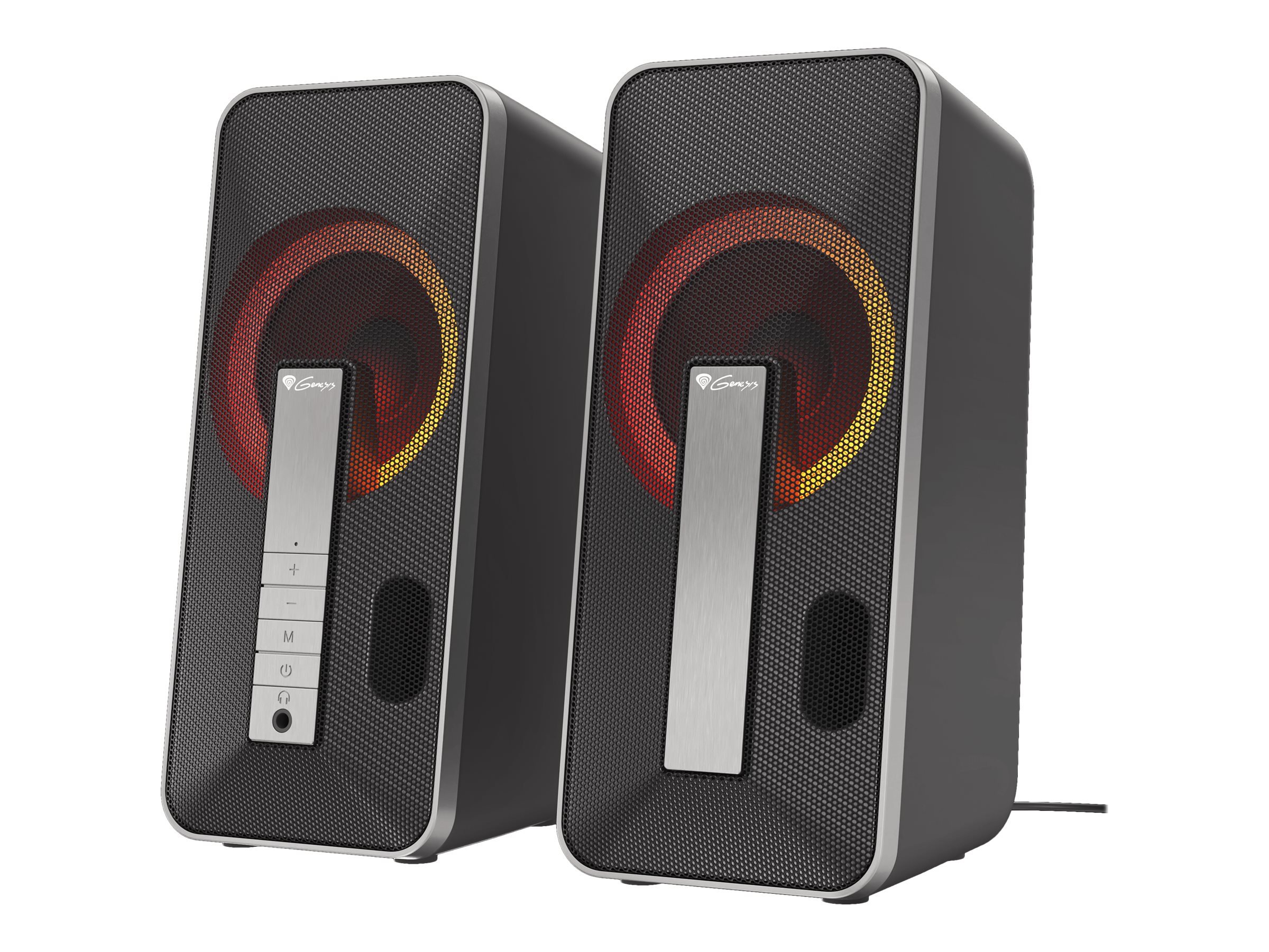 Genesis | Computer Speaker | Helium 100BT RGB | Bluetooth | Silver/Black | Gaming Speakers | Wireless connection - Image 4