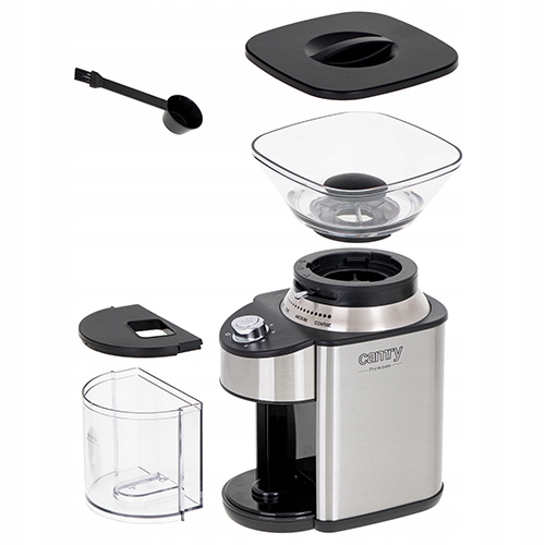 Camry | Coffee Grinder | CR 4443 | 200 W | Coffee beans capacity 230 g | Number of cups 12 per container pc(s) | Inox - Image 5