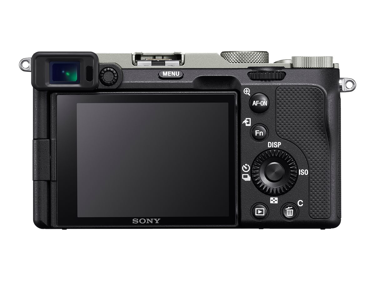 ILCE-7CL Sony Alpha A7C Full-frame Mirrorless Interchangeable Lens Camera with Sony FE 28-60mm F4-5.6 Zoom Lens, Silver | Sony | Full-frame Mirrorless Interchangeable Lens Camera with Sony FE 28-60mm F4-5.6 Zoom Lens | Alpha A7C | Mirrorless Camera body | 24.2 MP | ISO sensitivity (max) 102400 | Display diagonal 3.0 " | Video recording | Wi-Fi | Fast Hybrid AF | Magnification 0.59 x | Viewfinder | CMOS | Silver - Image 8