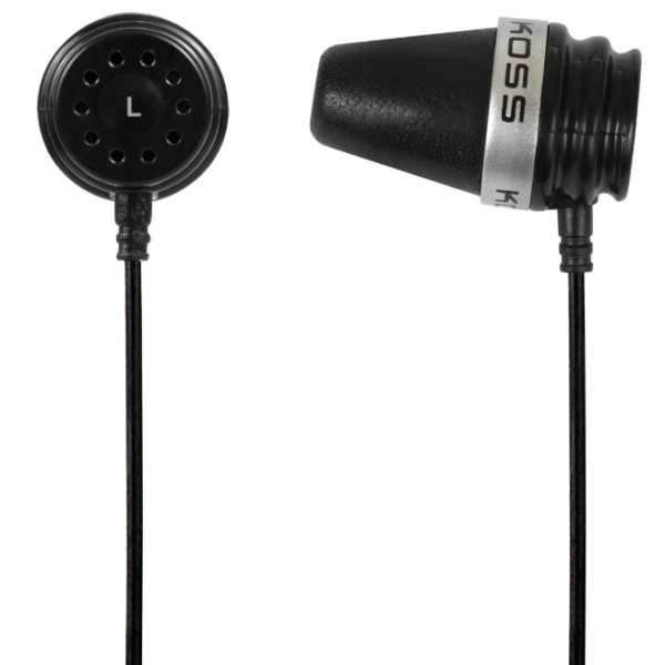 Koss | Headphones | Sparkplug | Wired | In-ear | Noise canceling | Black