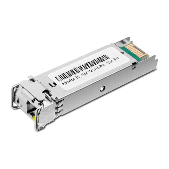 TP-LINK | 1000Base-BX WDM Bi-Directional SFP Module | TL-SM321A-2 | 9/125 μm SMF (Single-Mode Fiber) | 9/125 μm SMF (Single-Mode Fiber)