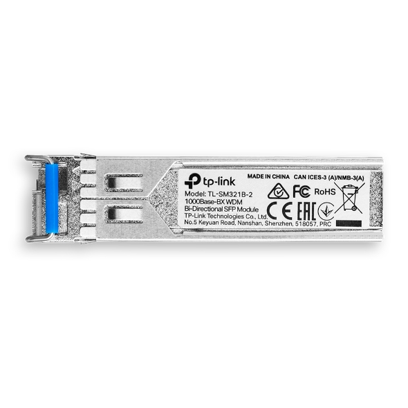 TP-LINK | Gigabit Single-Mode WDM Media Converter | TL-SM321B-2 | 9/125 μm SMF (Single-Mode Fiber) | 9/125 μm SMF (Single-Mode Fiber)