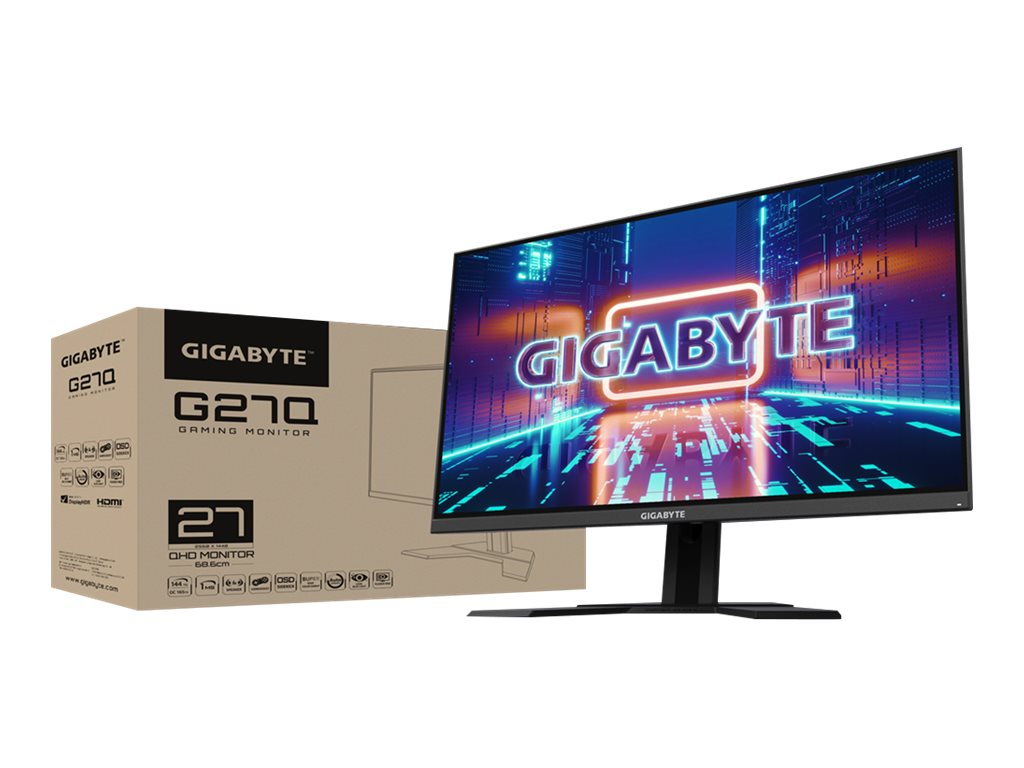 Gigabyte | Gaming Monitor | G27Q-EK | 27 " | IPS | QHD | 144 Hz | 1 ms | 2560 x 1440 pixels | 350 cd/m² | HDMI ports quantity 2 | Black - Image 7