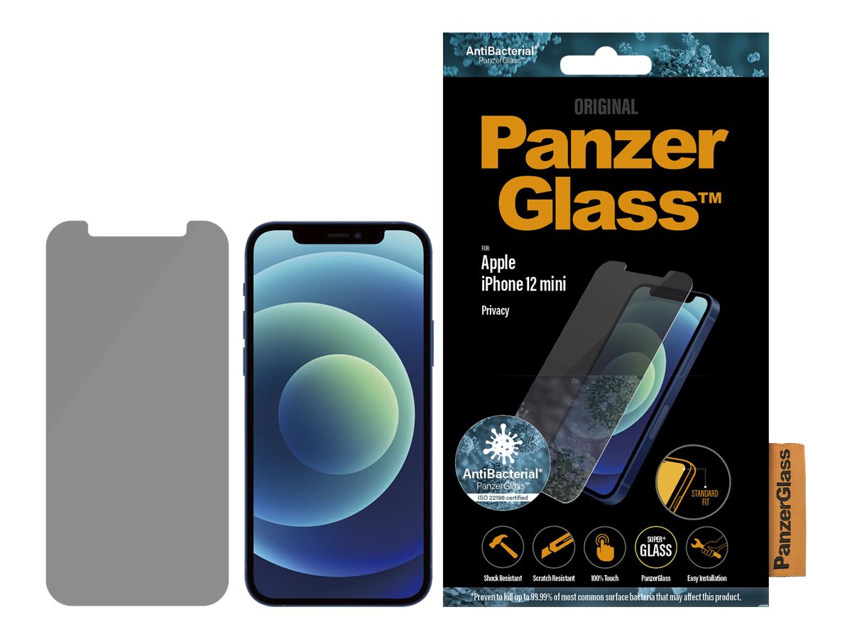 PanzerGlass | Apple | For iPhone 12 Mini | Tempered Glass | Transparent | Privacy glass