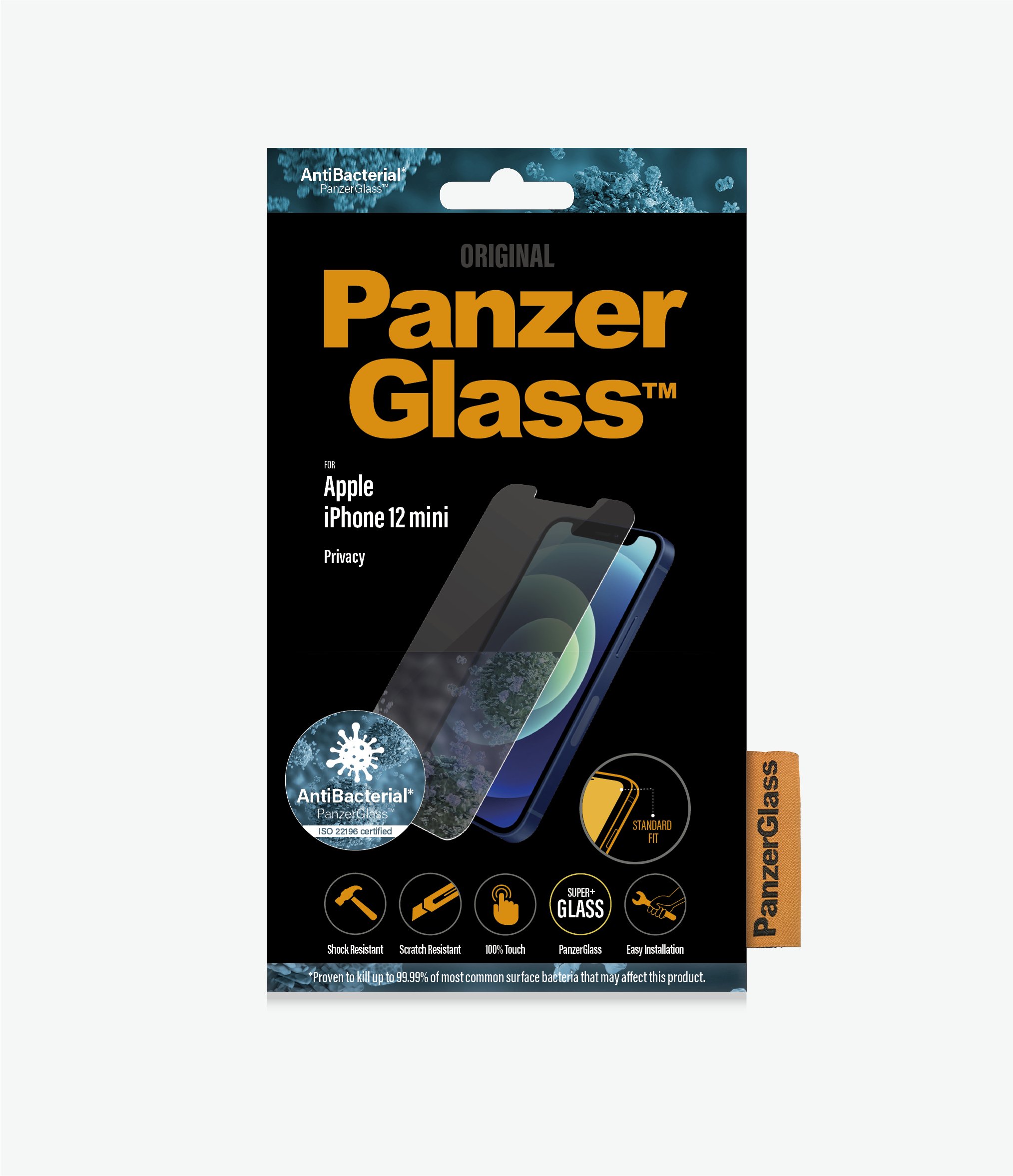 PanzerGlass | Apple | For iPhone 12 Mini | Tempered Glass | Transparent | Privacy glass - Image 4