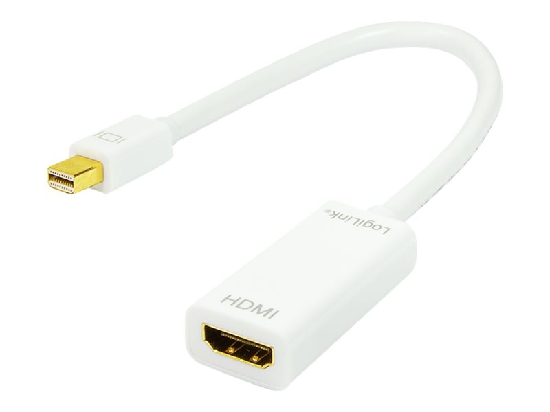 Logilink | Adapter Mini DisplayPort to HDMI with Audio: | Grey | Mini DisplayPort | HDMI A | 0.1 m - Image 2