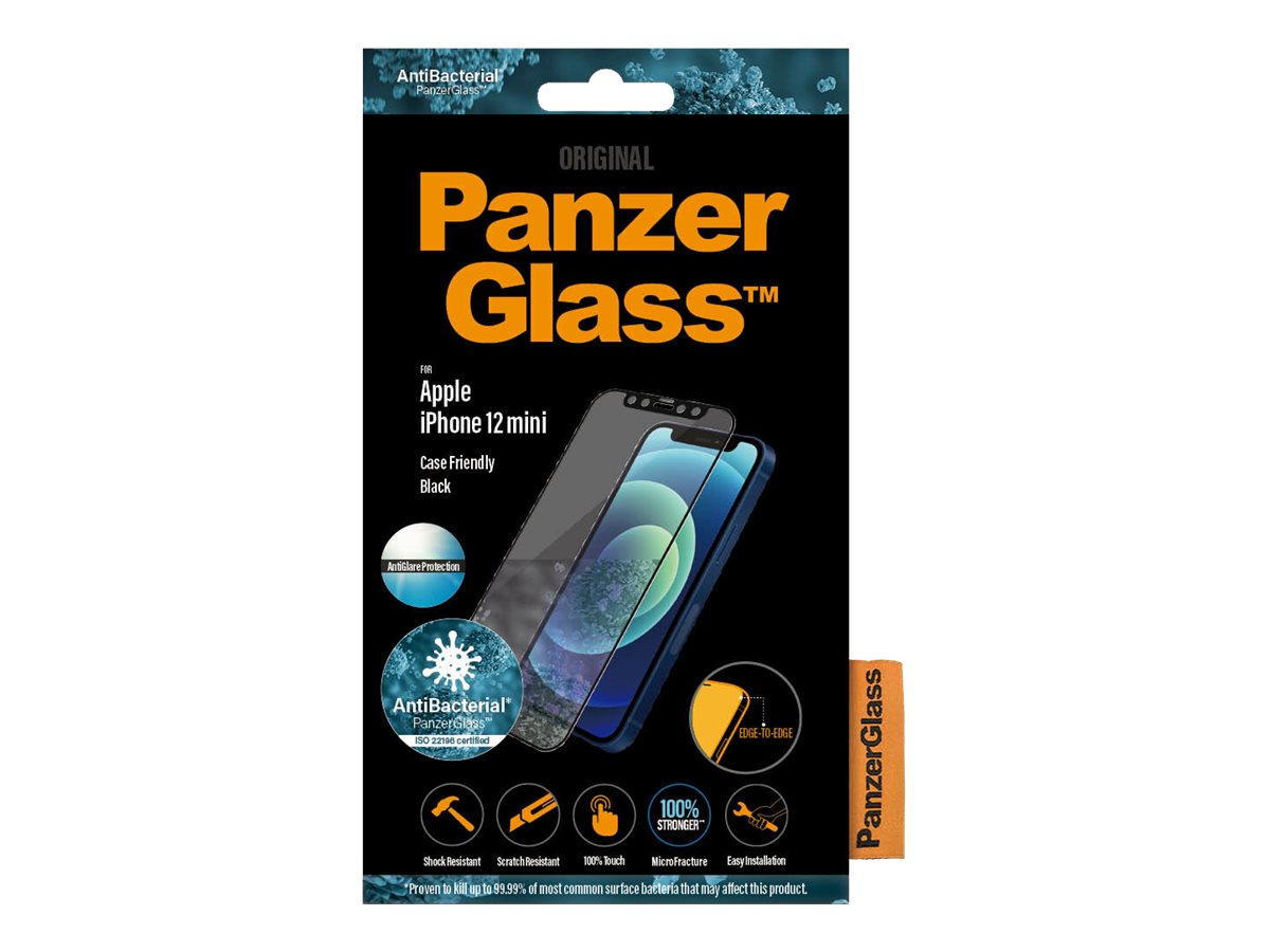 PanzerGlass | Anti-Glare AB | Apple | iPhone 12 mini | Tempered glass | Black | Case friendly | Anti-glare screen protector - Image 10