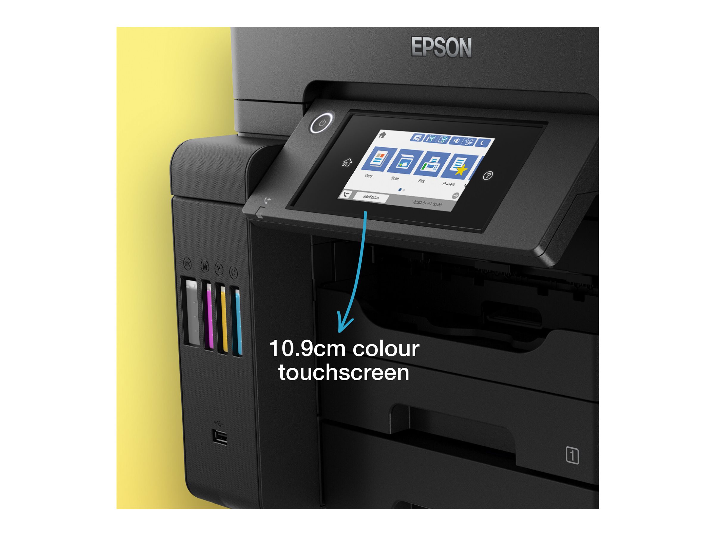 Epson Multifunctional Printer | EcoTank L6570 | Inkjet | Colour | Inkjet Multifunctional Printer | A4 | Wi-Fi | Black - Image 15