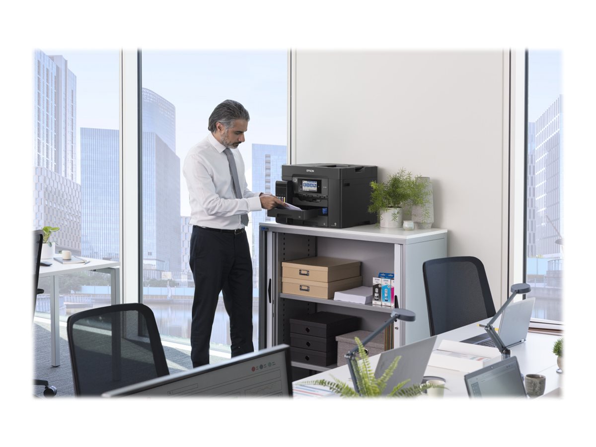 Epson Multifunctional Printer | EcoTank L6550 | Inkjet | Colour | Inkjet Multifunctional Printer | A4 | Wi-Fi | Black - Image 17