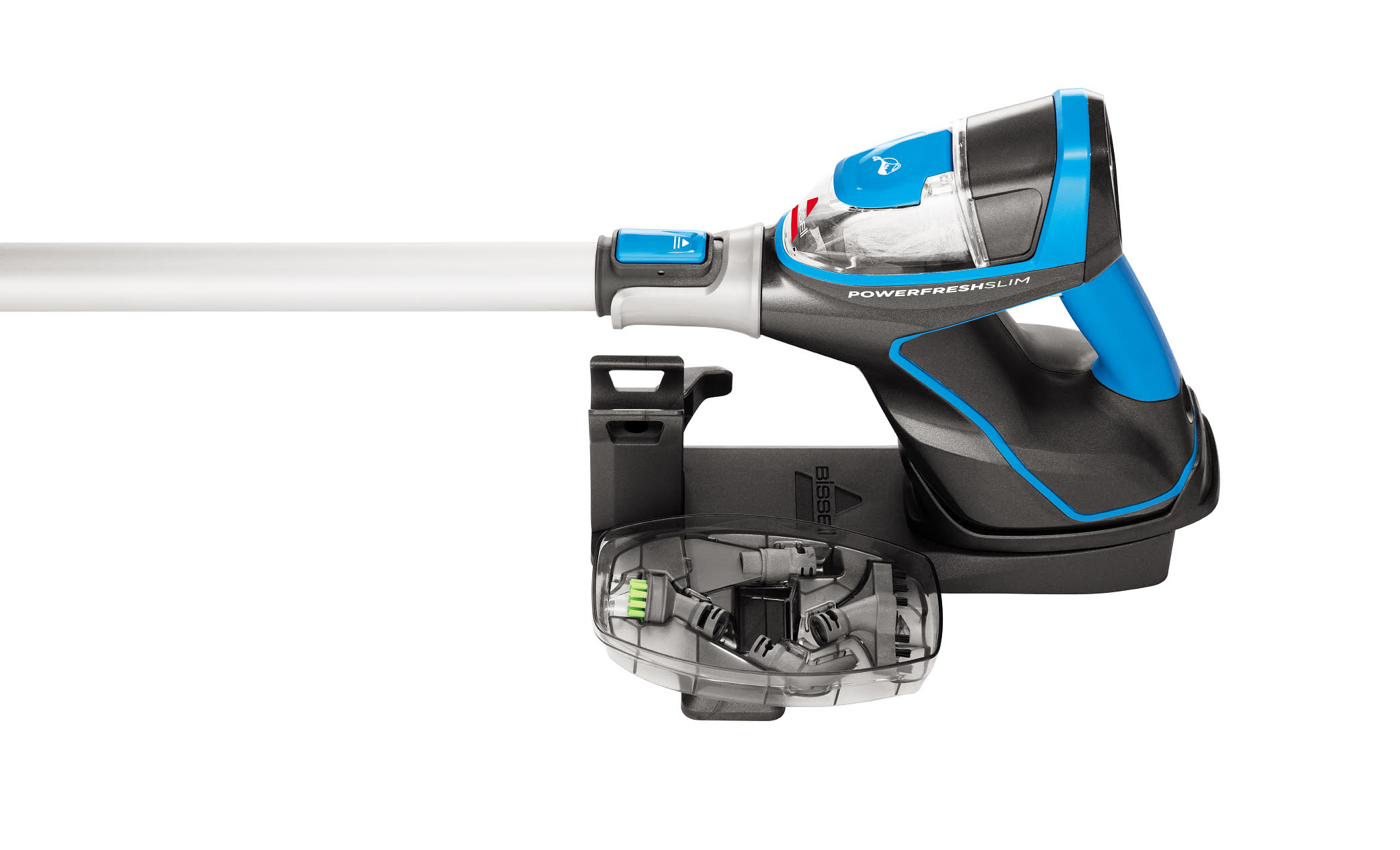 Bissell | Steam Mop | PowerFresh Slim Steam | Power 1500 W | Steam pressure Not Applicable. Works with Flash Heater Technology bar | Water tank capacity 0.3 L | Blue - Image 7