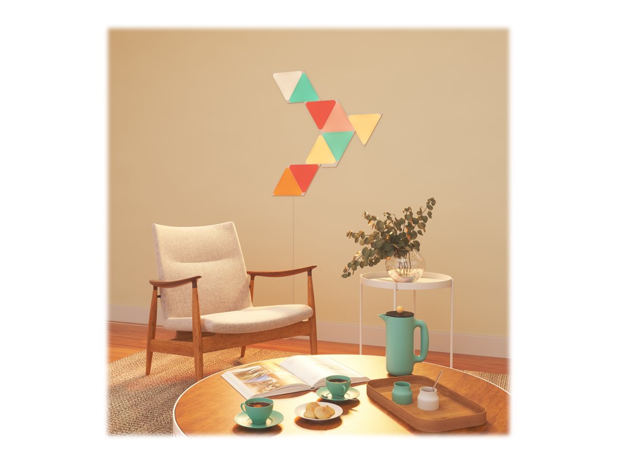 Nanoleaf | Shapes Triangles Starter Kit (15 panels) | 1.5 W | 16M+ colours - Image 4