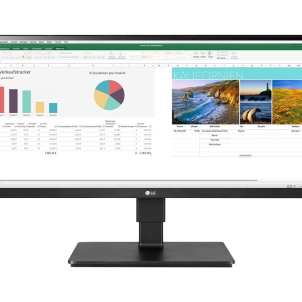 LG | UltraWide Monitor | 29BN650-B | 29 " | IPS | QHD | 21:9 | 75 Hz | 5 ms | 2560 x 1080 pixels | 350 cd/m² | HDMI ports quantity 2 | Matt Black