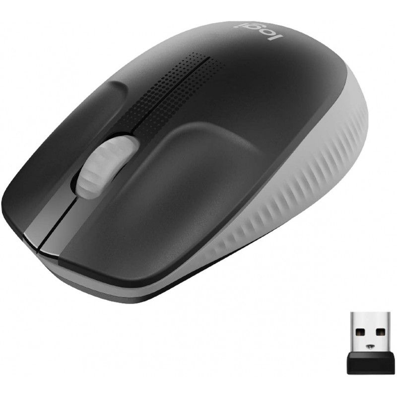 Logitech | Full size Mouse | M190 | Wireless | USB | Mid Grey - Image 7