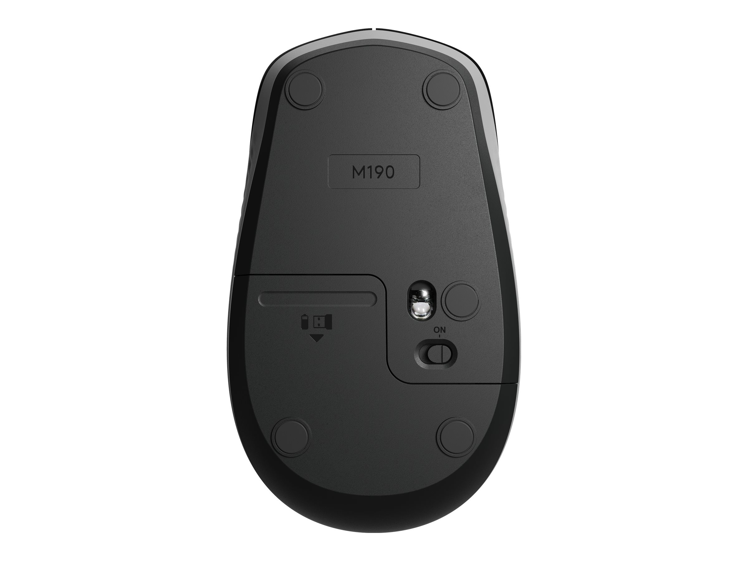 Logitech | Full size Mouse | M190 | Wireless | USB | Mid Grey - Image 12