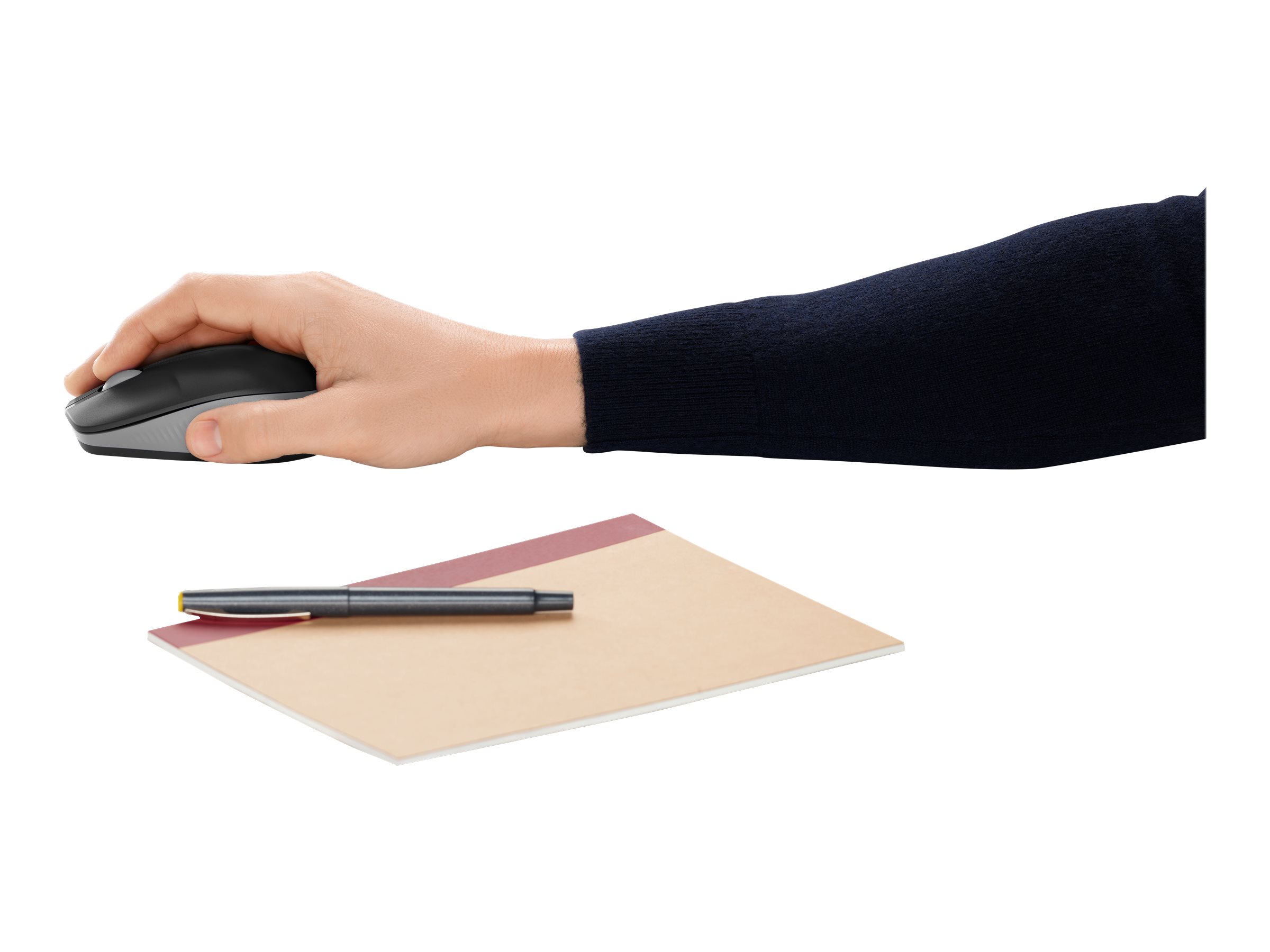 Logitech | Full size Mouse | M190 | Wireless | USB | Mid Grey - Image 15