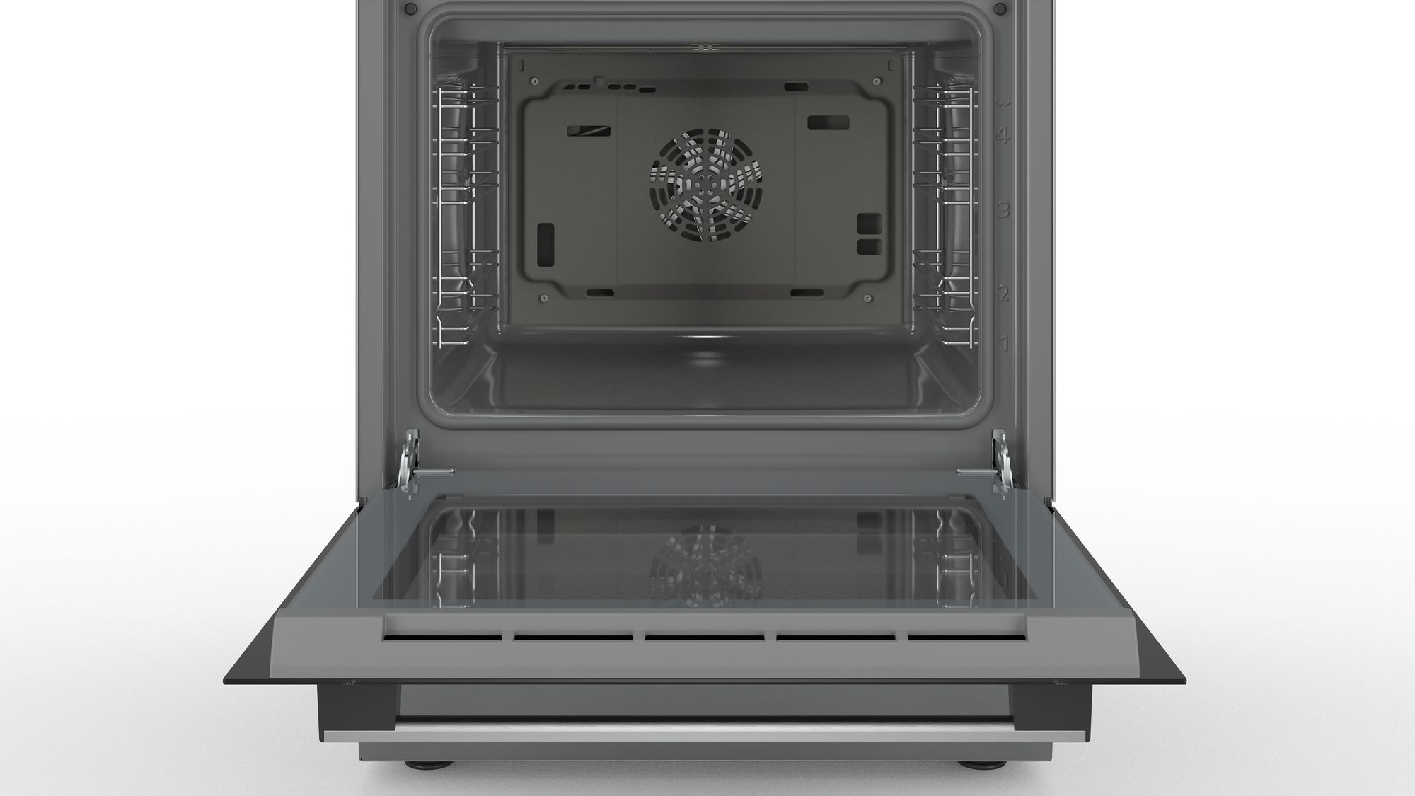 Bosch | Cooker | HKR39A250U | Hob type Vitroceramic | Oven type Electric | Stainless steel | Width 60 cm | Electronic ignition | Grilling | LED | Depth 60 cm | 66 L - Image 2