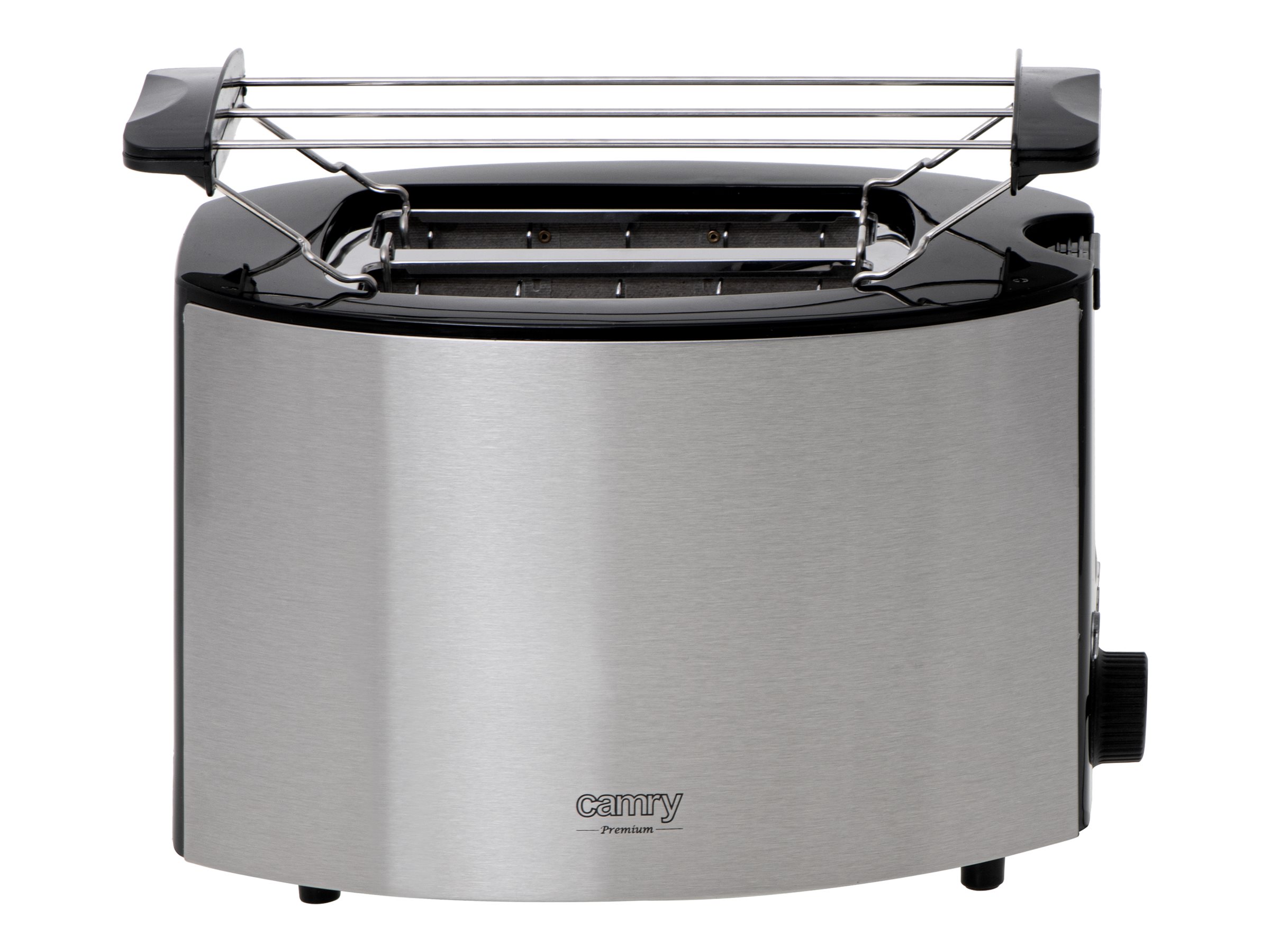 Camry | Toaster | CR 3215 | Power 1000 W | Number of slots 2 | Housing material Stainless steel | Black/Stainless steel - Image 3