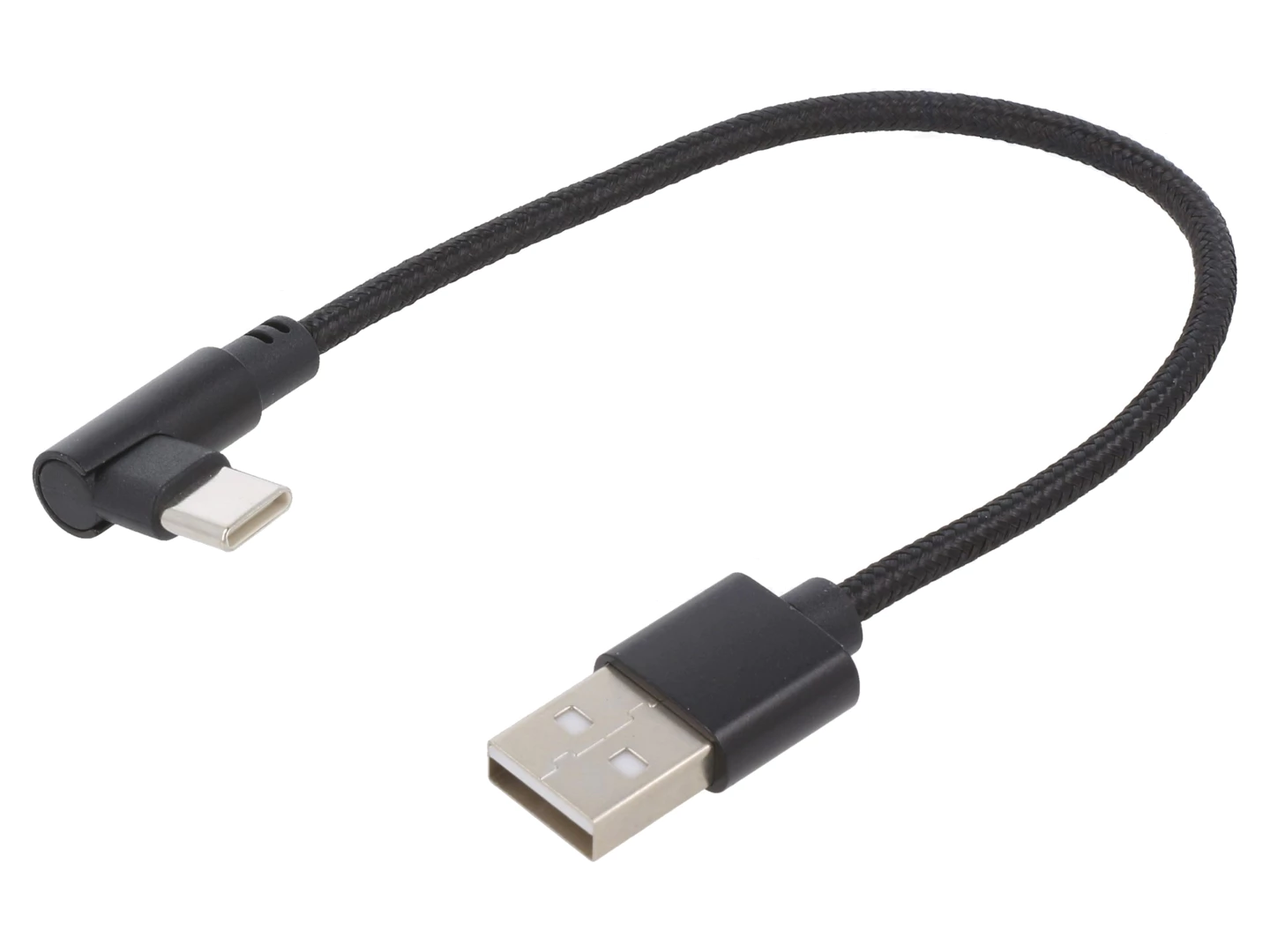 Gembird | Angled USB Type-C charging and data cable | CC-USB2-AMCML-0.2M