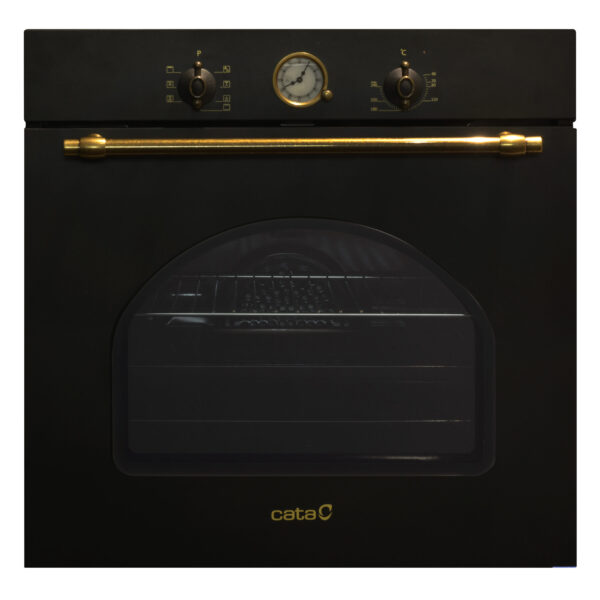 CATA | Oven | MRA 7108 BK | 60 L | Multifunctional | Manual | Knobs | Convection | Height 59.5 cm | Width 59.5 cm | Black Glass